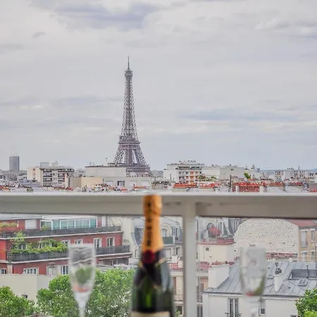 Vue Exceptionnelle Sur La Tour Eiffel Apartment *
